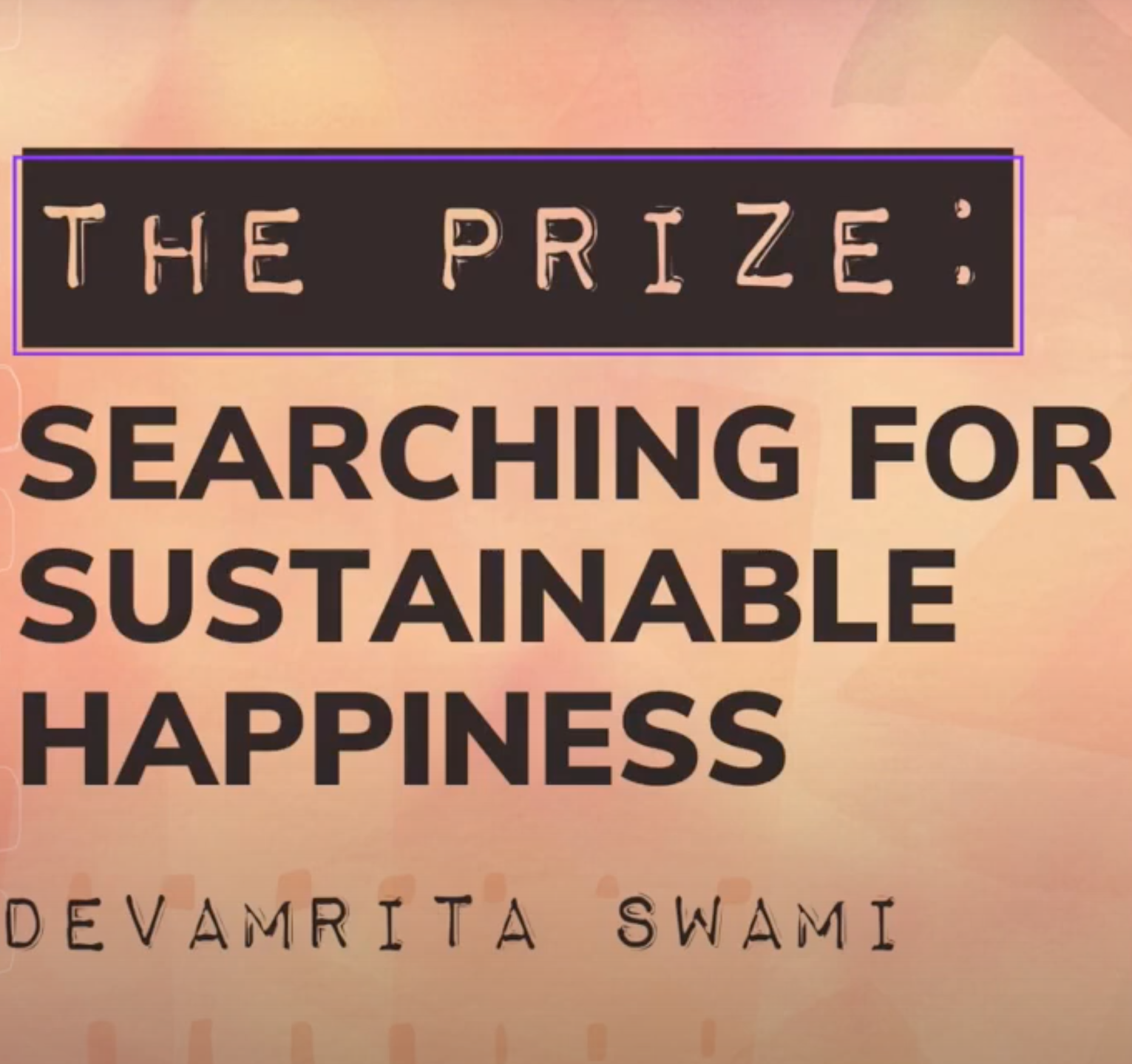 Sustainable Happiness Presentation at Cardiff University 1st July 2022